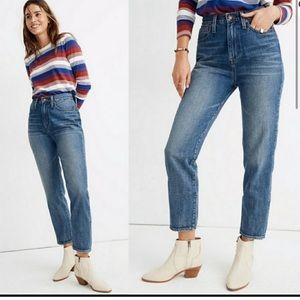 Madewell Mom Jeans Indigo